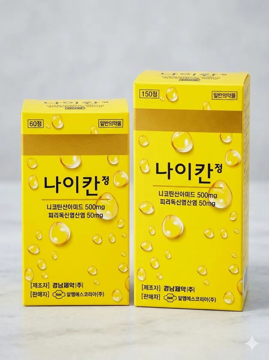 경남제약, 비타민 B6 보강 일반의약품 '나이칸정' 출시
