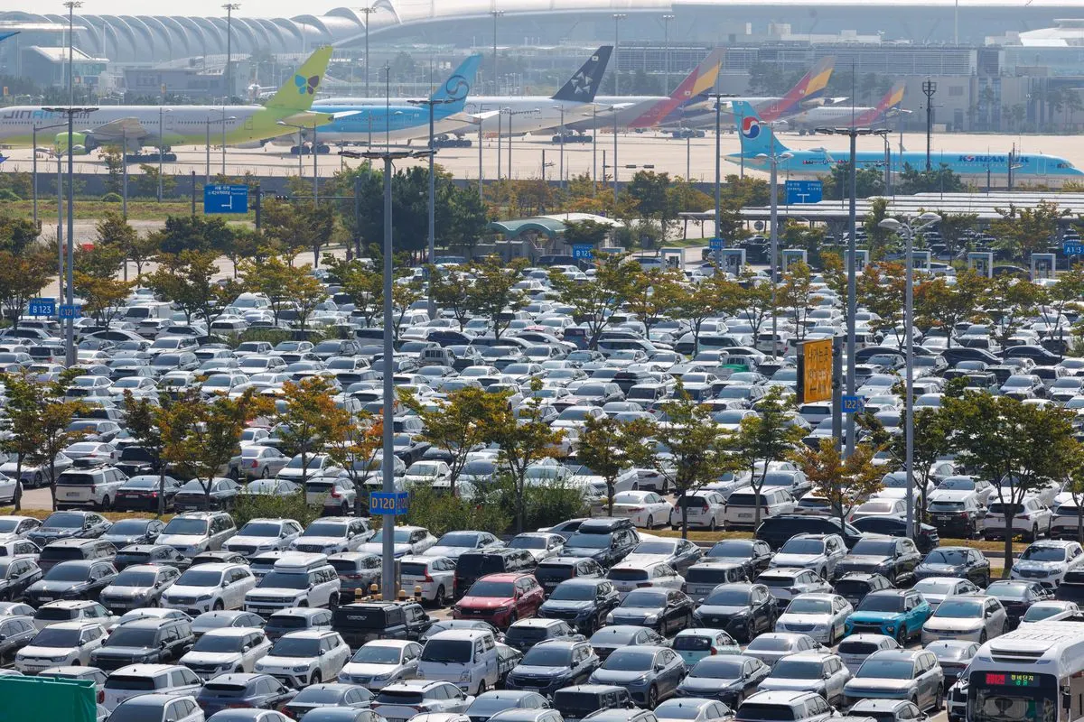 인천공항, 주차장 개편 완료…추석 주차난 완화