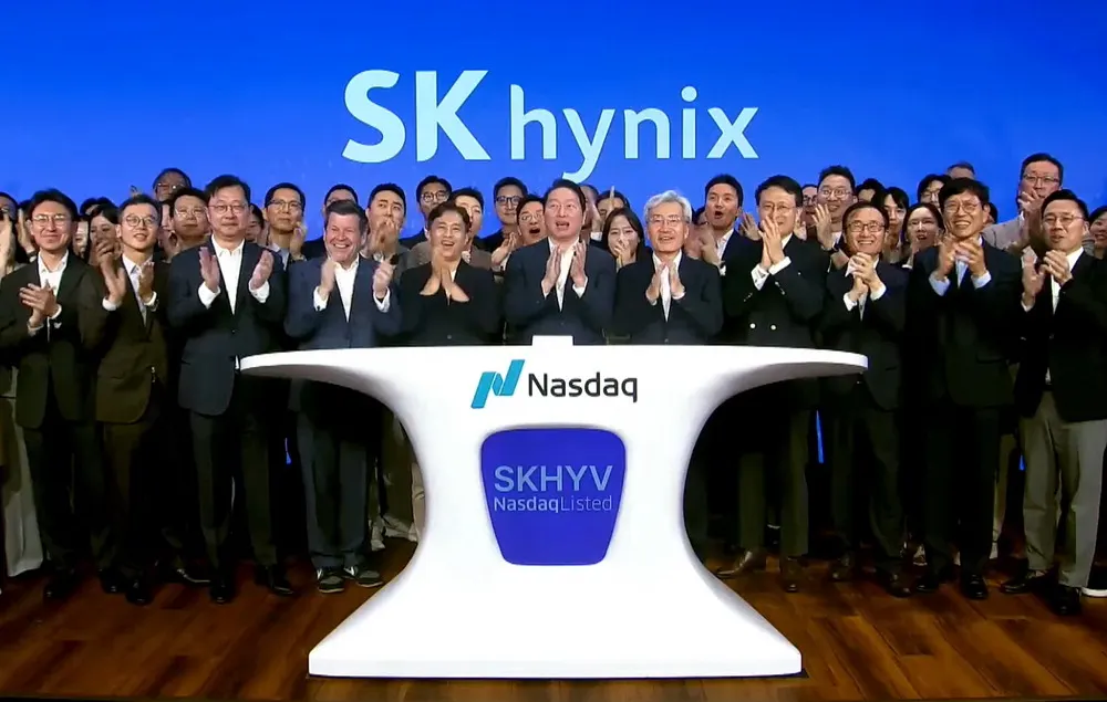 SK하이닉스, 美 나스닥 입성
