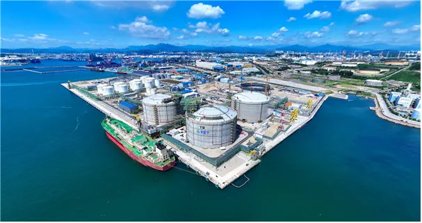 대우건설, 울산 북항 LNG 터미널 3단계 준공