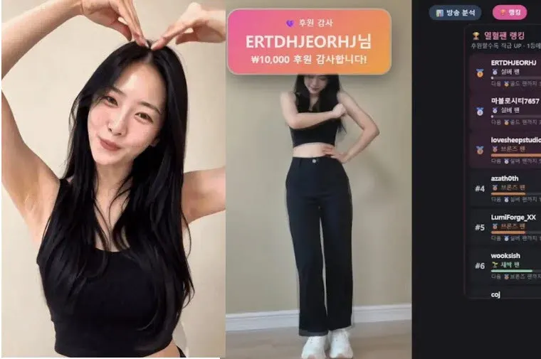 AI로 만든 여캠 엑셀방송, 24시간 유튜브 라이브 진행