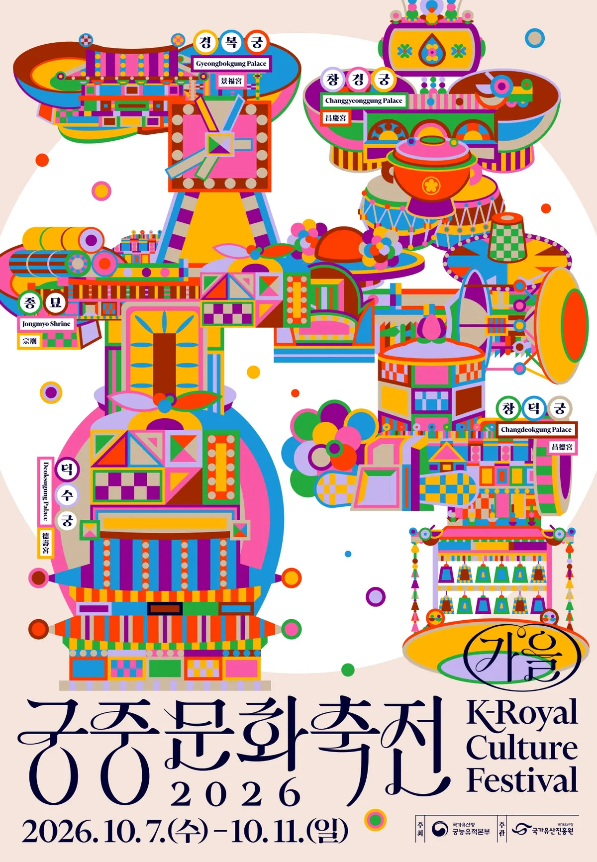 2026 가을 궁중문화축전, 10월 7~11일 개최