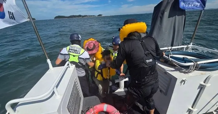 충남 주꾸미 낚싯배 침몰, 승선원 6명 전원 구조