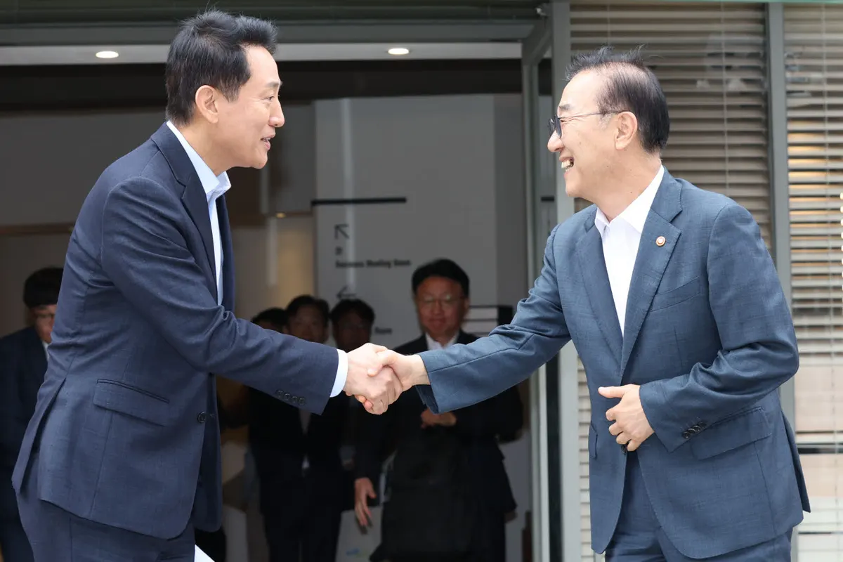 김윤덕 장관과 오세훈 시장 면담 진행