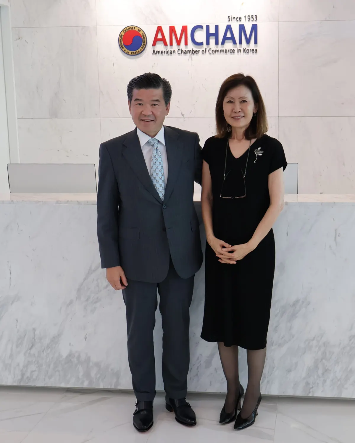 암참, 미셸 스틸 대사와 한미 교역·투자 확대 논의
