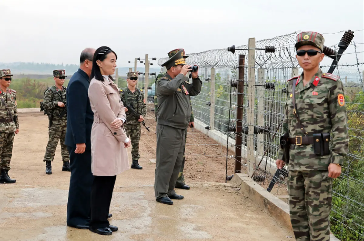 김여정, 국경선 새 대응수단 임무대기 발언
